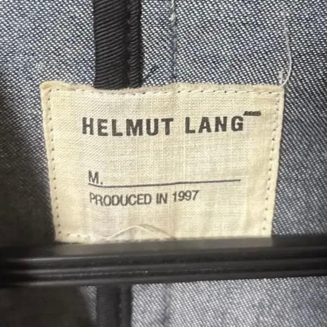 HELMUT LANG 本人期　1997ダークブルー Gジャン M 比翼