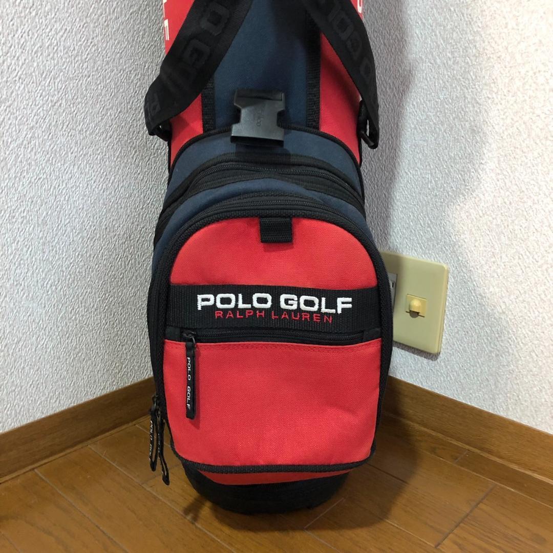 【希少】 PORO GOLF ラルフローレン キャディバッグ 3分割 カート型