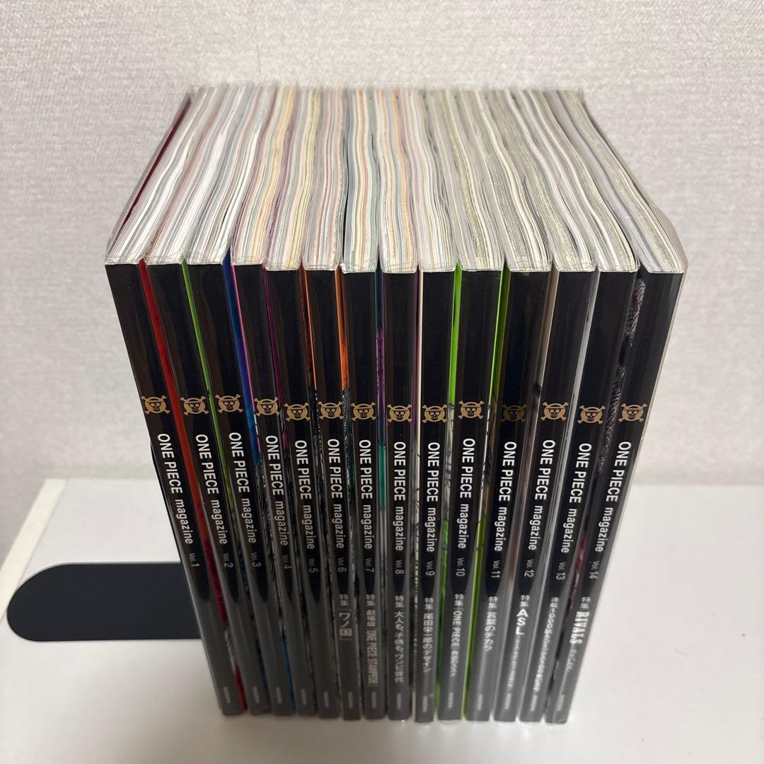 ワンピース　マガジン　1〜14巻　付録、手配書ポスター付き