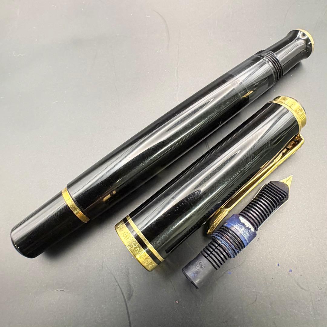 ペリカン 万年筆 黒 18C 750 スーベレーン 未確認