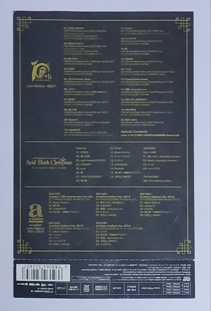 Acid Black Cherry 10thAnniversary BEST初回