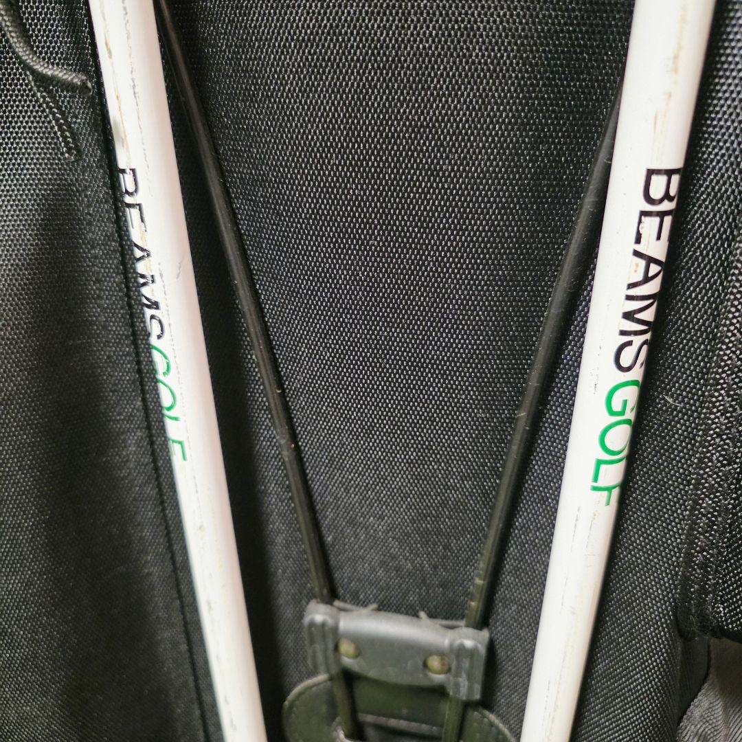 ビームス ゴルフ BEAMS GOLF スタンド式 キャディバッグ ブラック