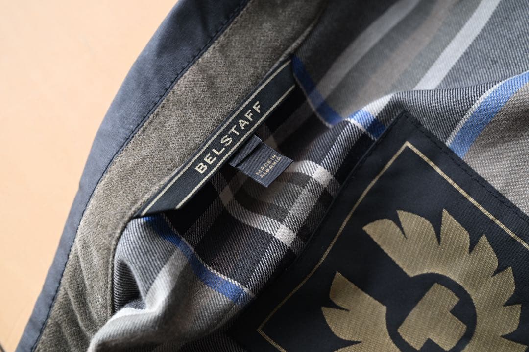 希少ショート丈 BELSTAFF オイルジャケット Mサイズ 春物