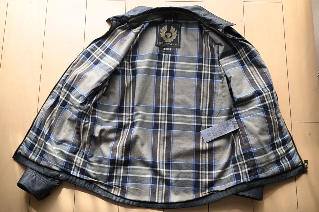 希少ショート丈 BELSTAFF オイルジャケット Mサイズ 春物