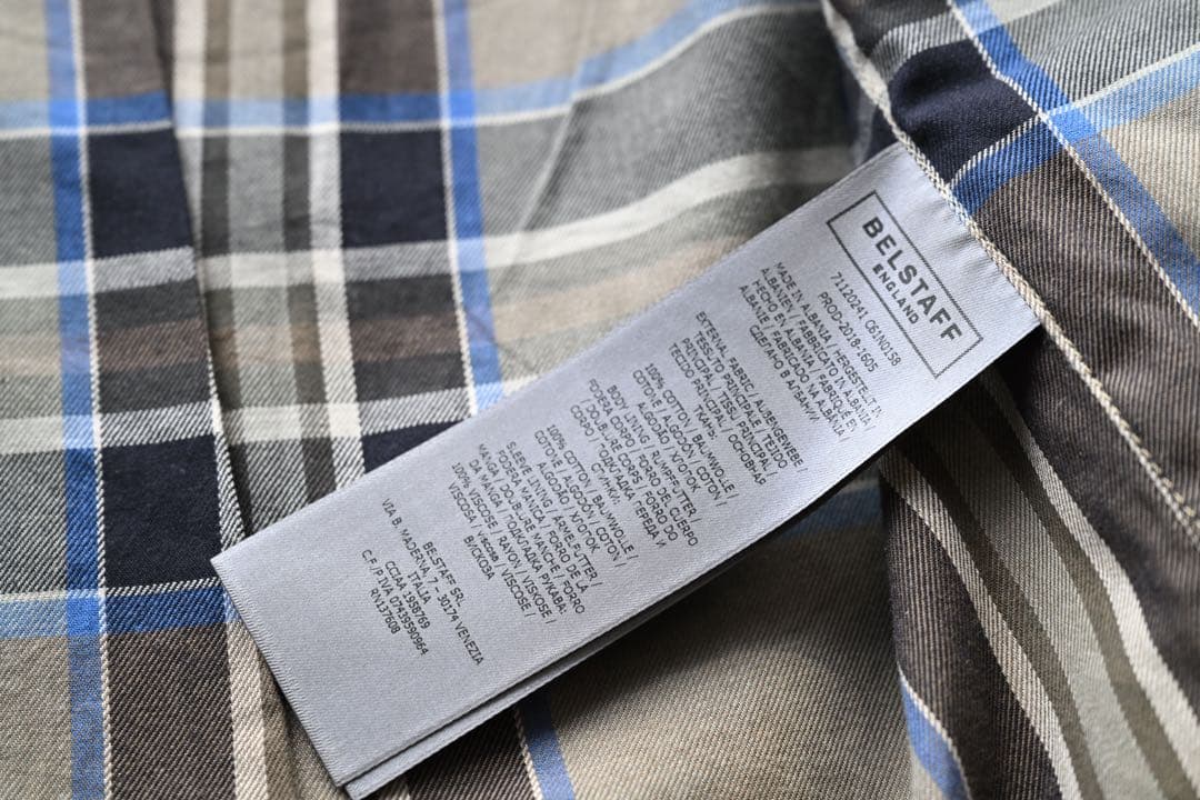 希少ショート丈 BELSTAFF オイルジャケット Mサイズ 春物