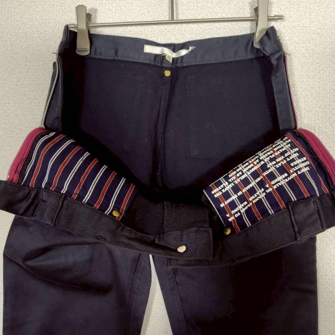 マークアンドロナ◉ゴルフパンツ ストレッチ ブラック ジップデザイン レディース