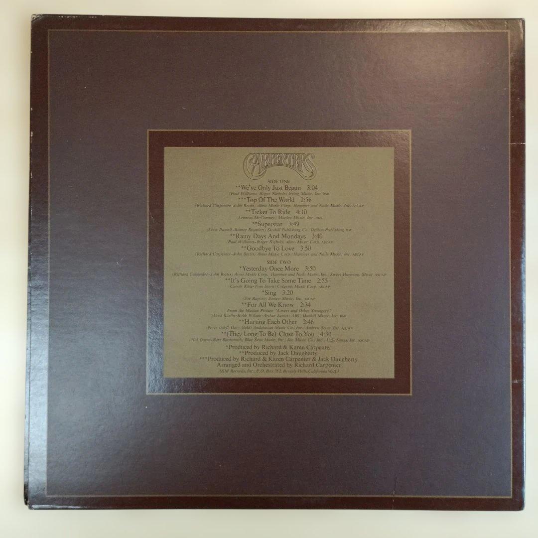 洋楽 CARPENTERS The Singles 1969-1973