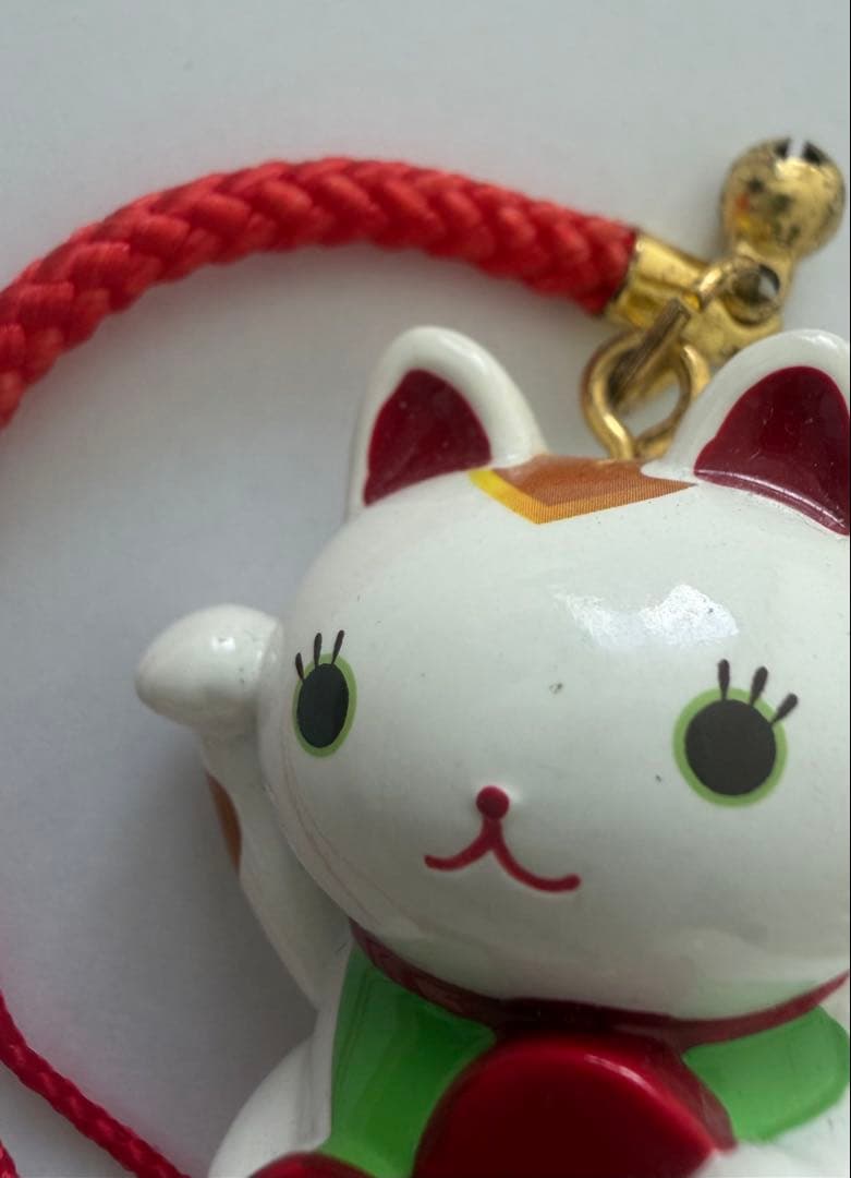 猫様　根付け　恋つづ　招き猫