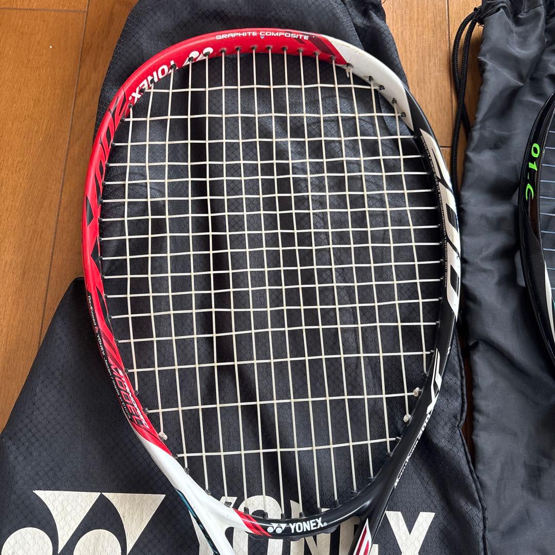 YONEX MIZUNO SCUD 01-C テニスラケット 軟式 ブラック