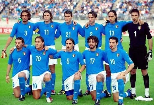新品デッドストック サッカーイタリア代表ユニフォーム 02年日韓W杯 Kappa