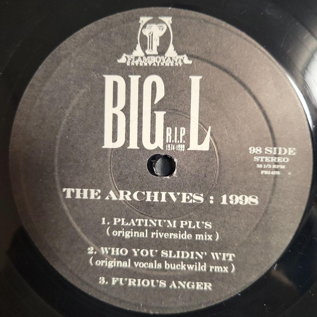 洋楽 BIG L THE ARCHIVES : 1996 & 1998 12inch