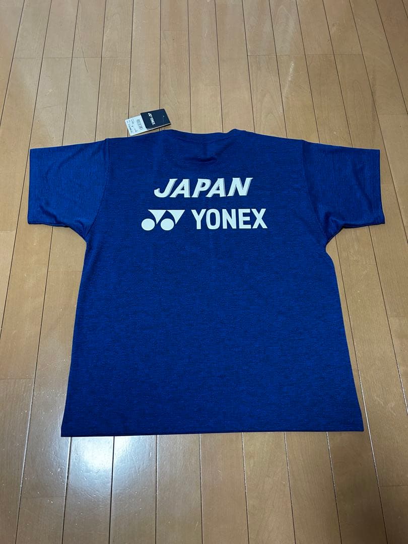 YONEX 青色シャツ JAPAN 日本代表　支給シャツ