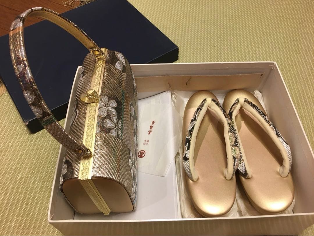 高級礼装バッグ　草履セット　京都高島屋　和装