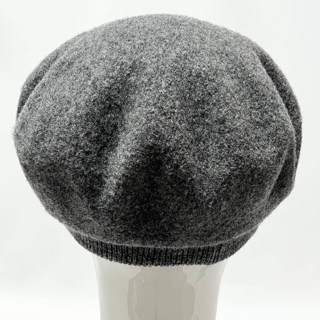【新品】BEAMS GOLF 日本製ワンポイント刺繍ロゴ ウールハンチングベレー