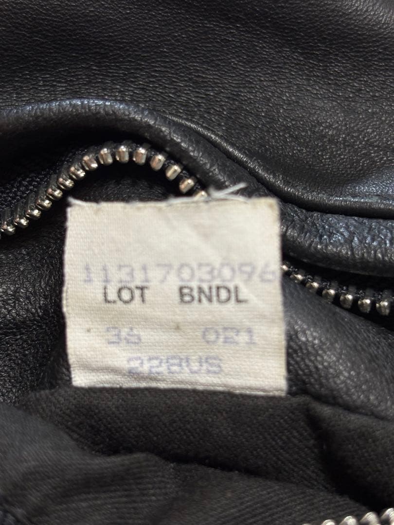 Schott ショット　ダブルライダース　ラムレザー　サイズ36 228US