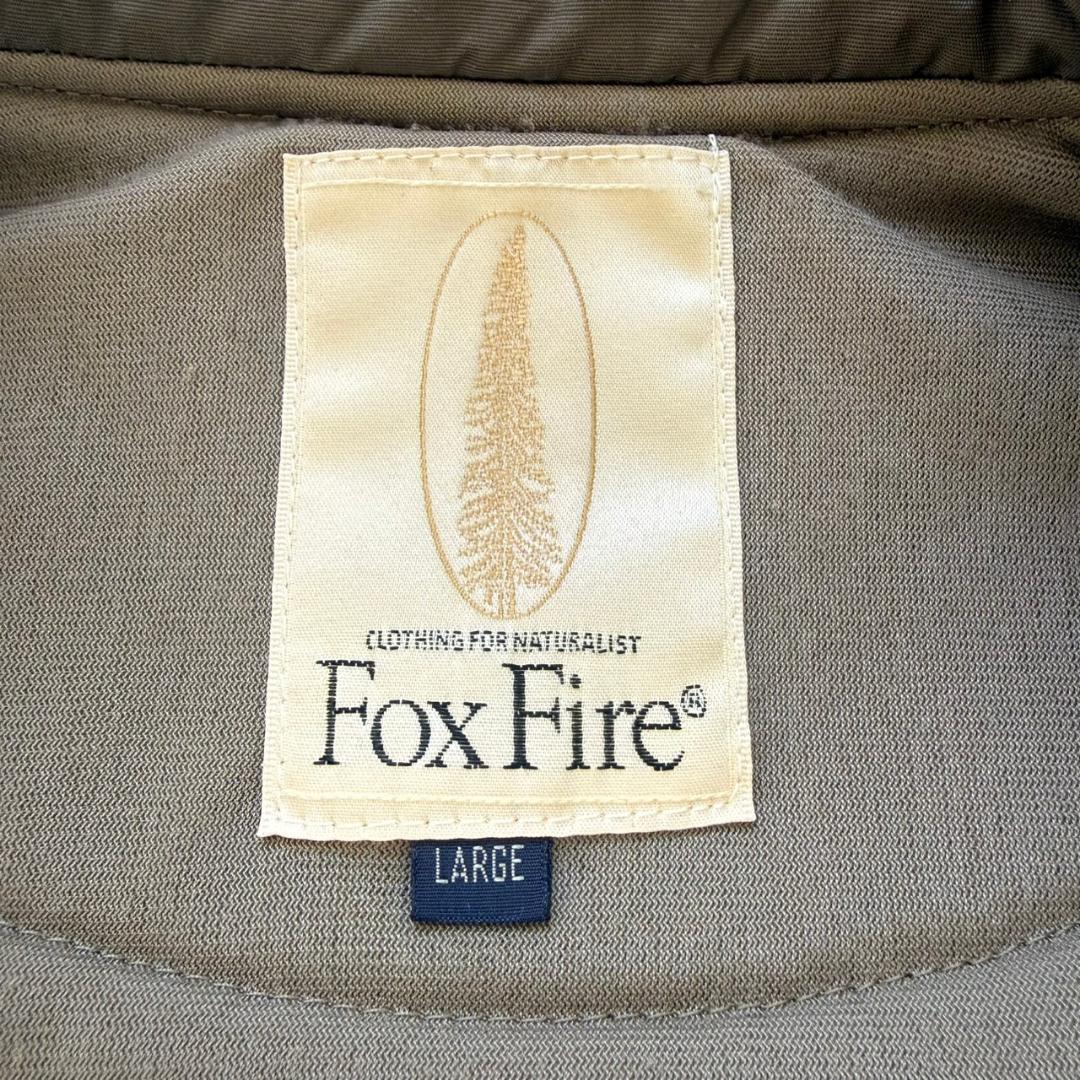 FOXFIRE メッシュ　フィッシングベストカーキグリーン L
