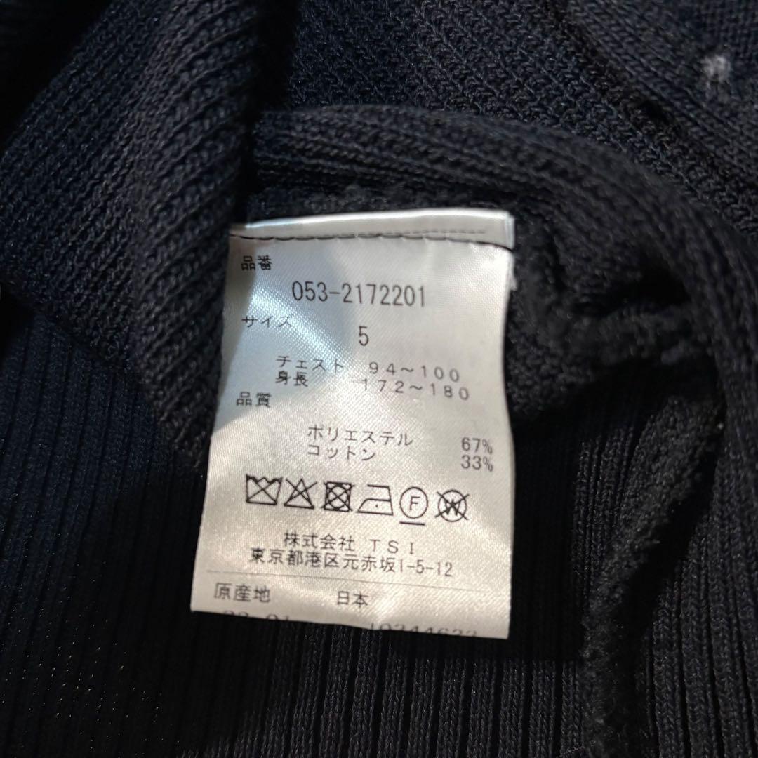 PEARLY GATES ロゴプリント セーター ニット ブルゾン サイズ5