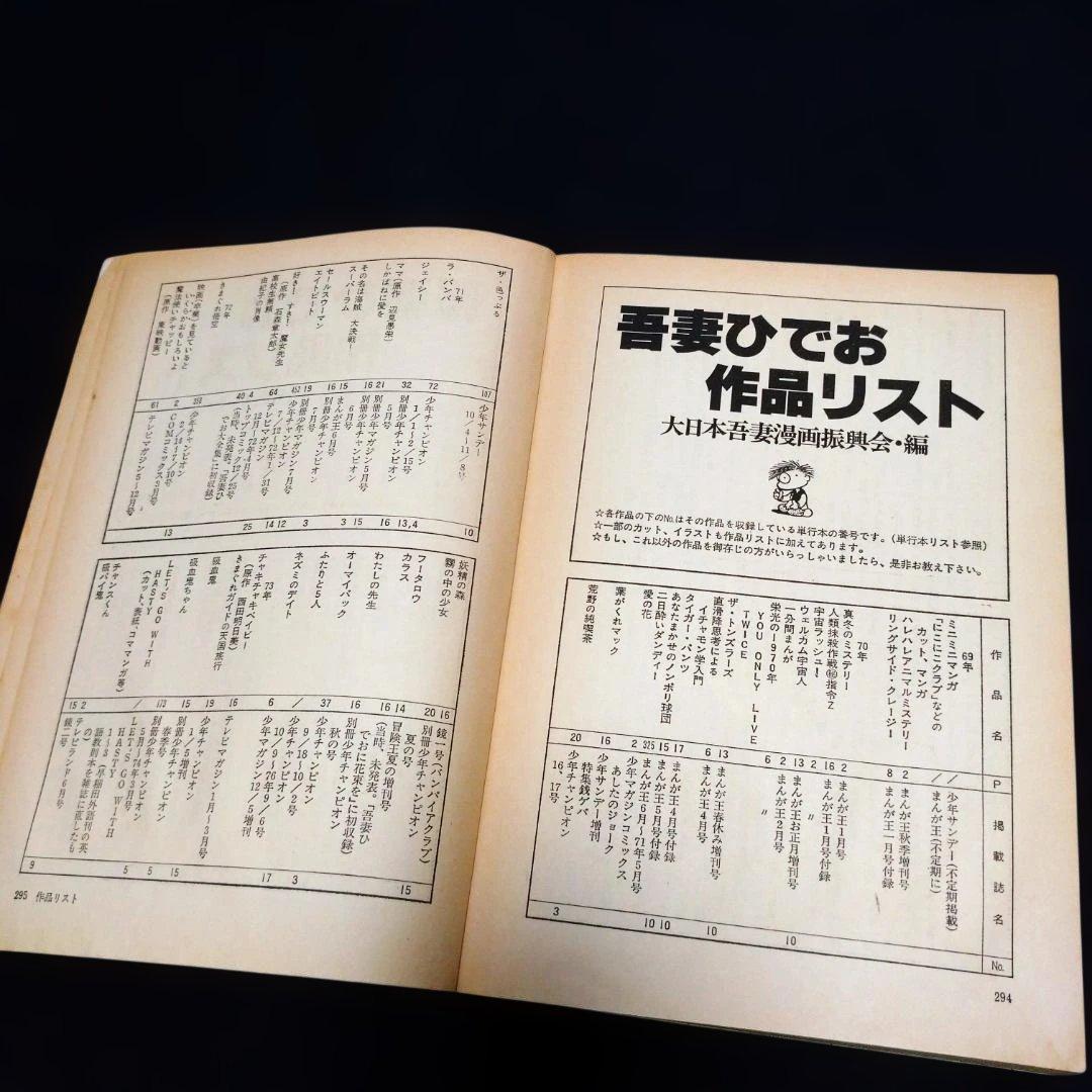 ◆吾妻ひでお　PAPER NIGHT他　とり・みき　吉田戦車コレクション