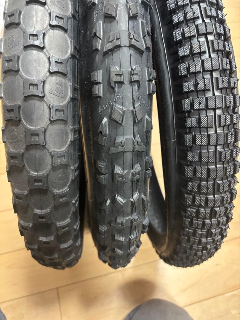 トライアル自転車用タイヤ3本セット