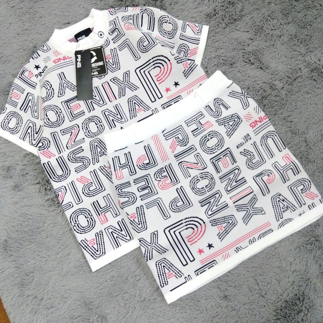 【新品♡】PING♡セットアップ♡半袖*スカート♡S　ゴルフ/スポーツ/テニス