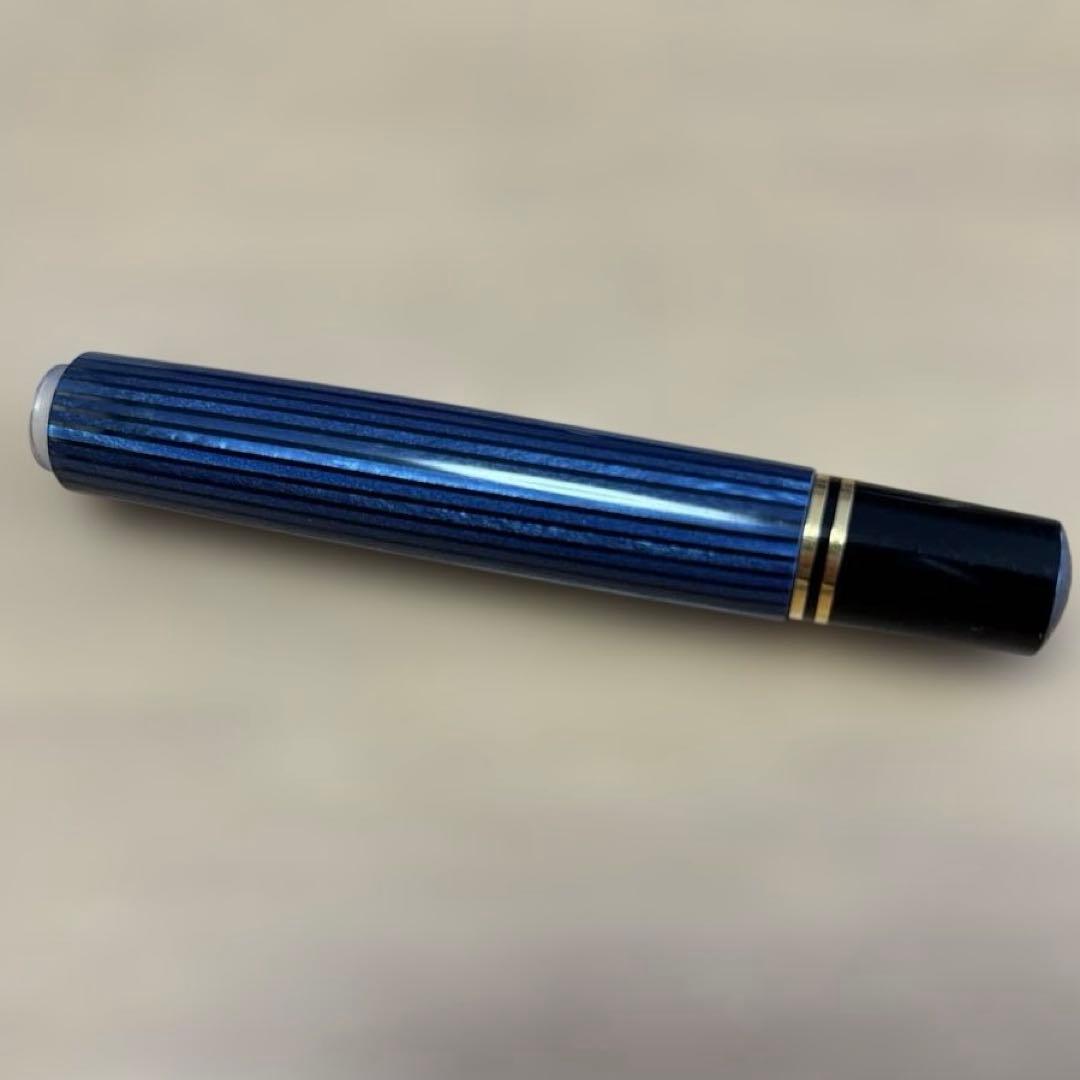ペリカン スーベレーン青縞 ペン先無18C-750 M 万年筆　(ジャンク品)