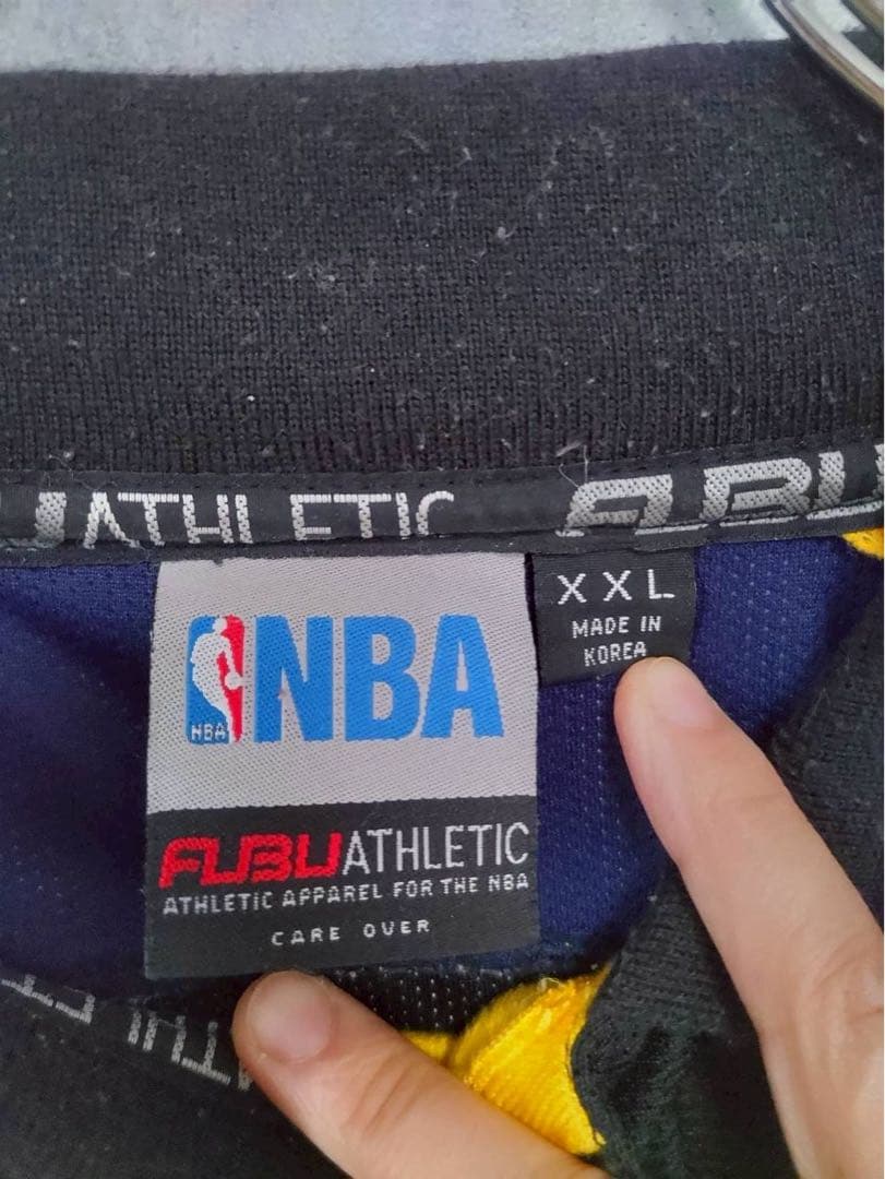 古着 FUBU × NBA コラボ ポロシャツ 黒 XXL