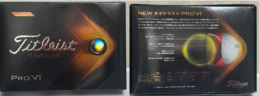 Titleist Pro V1 ゴルフボール 24個入り ダブルナンバー