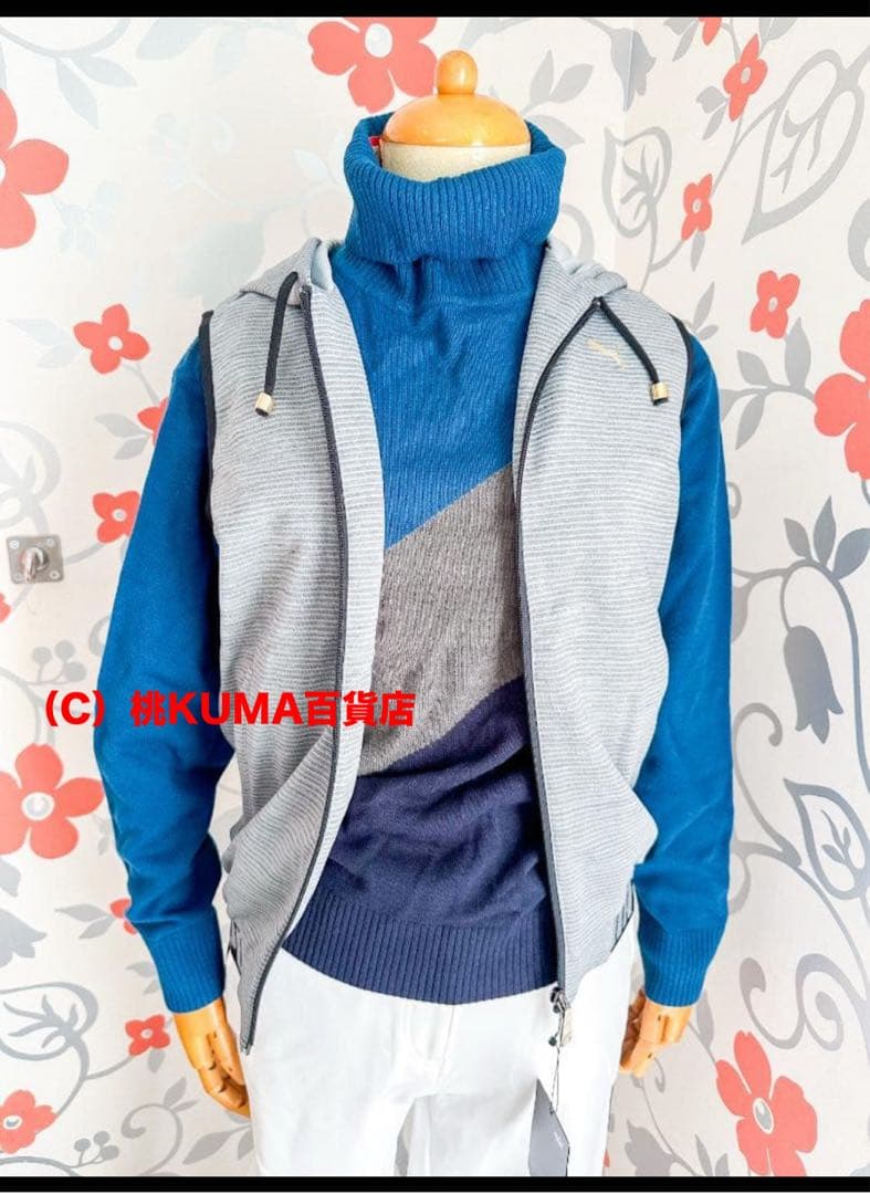 ３点お得セット【NEW】PUMA セーター ハイネック ジャケット ゴルフ 防寒