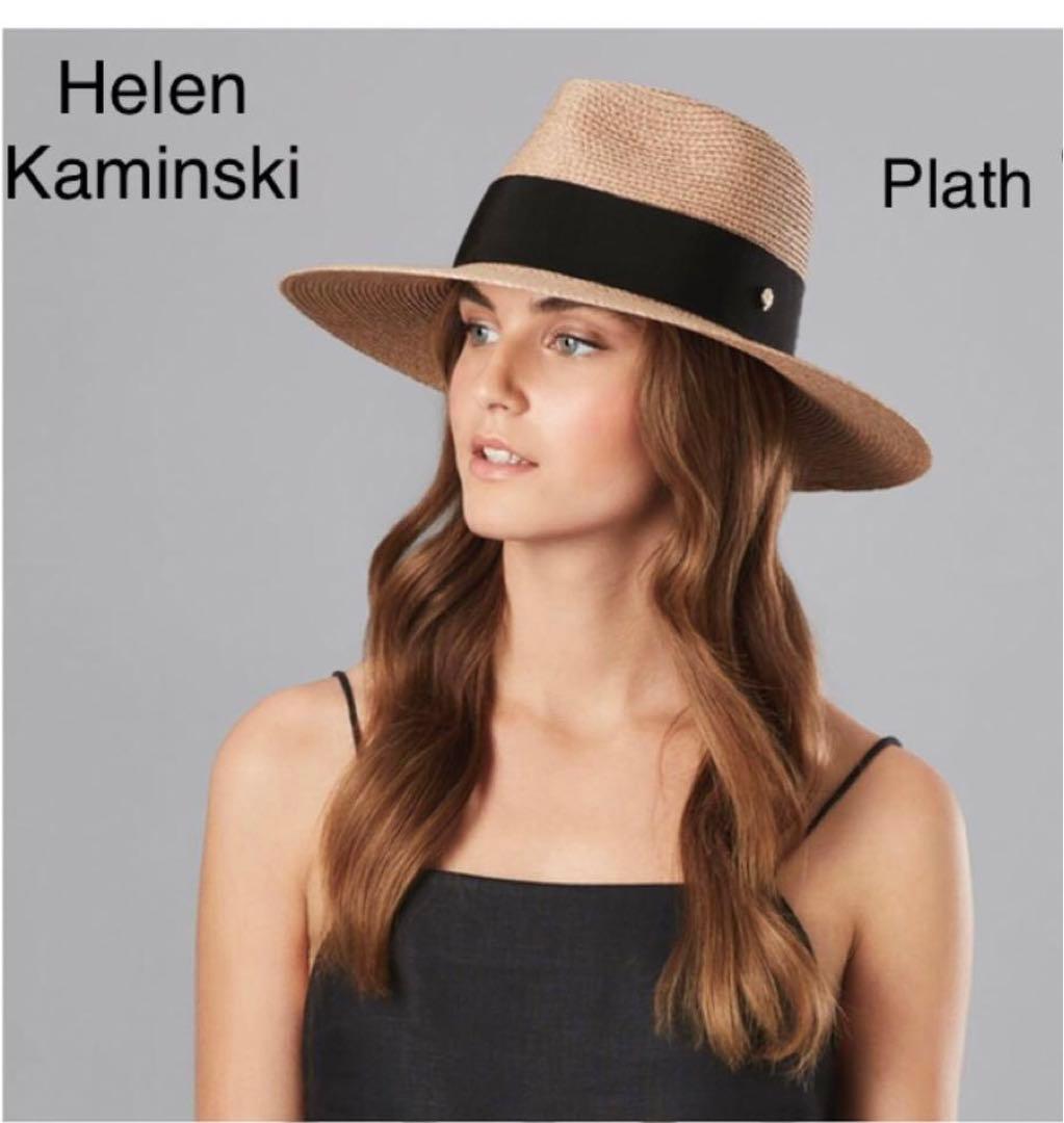 新品　ヘレンカミンスキー ラフィアハット Plath リボンブラック