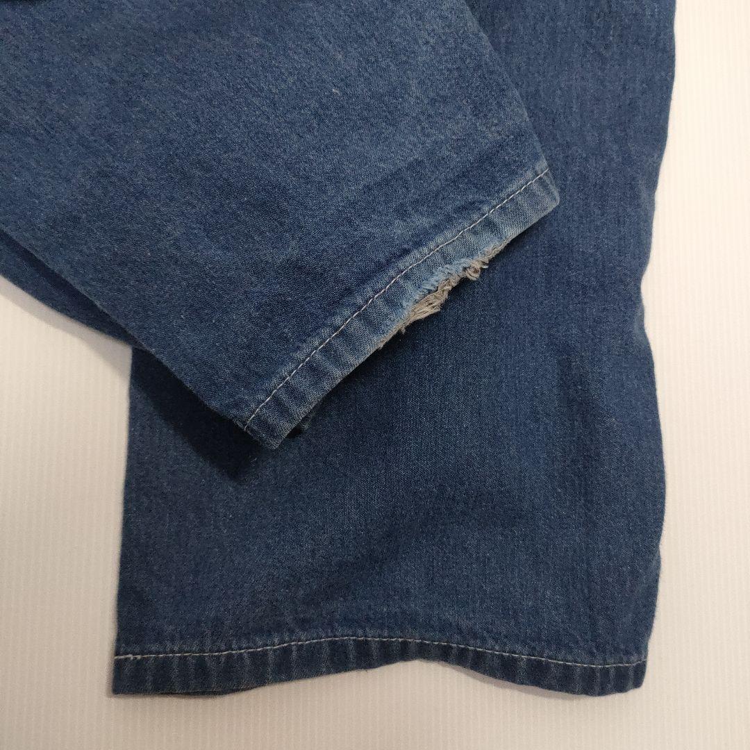 【希少】Carhartt 32x32 ワークデニムパンツメキシコ製ストレッチ濃紺