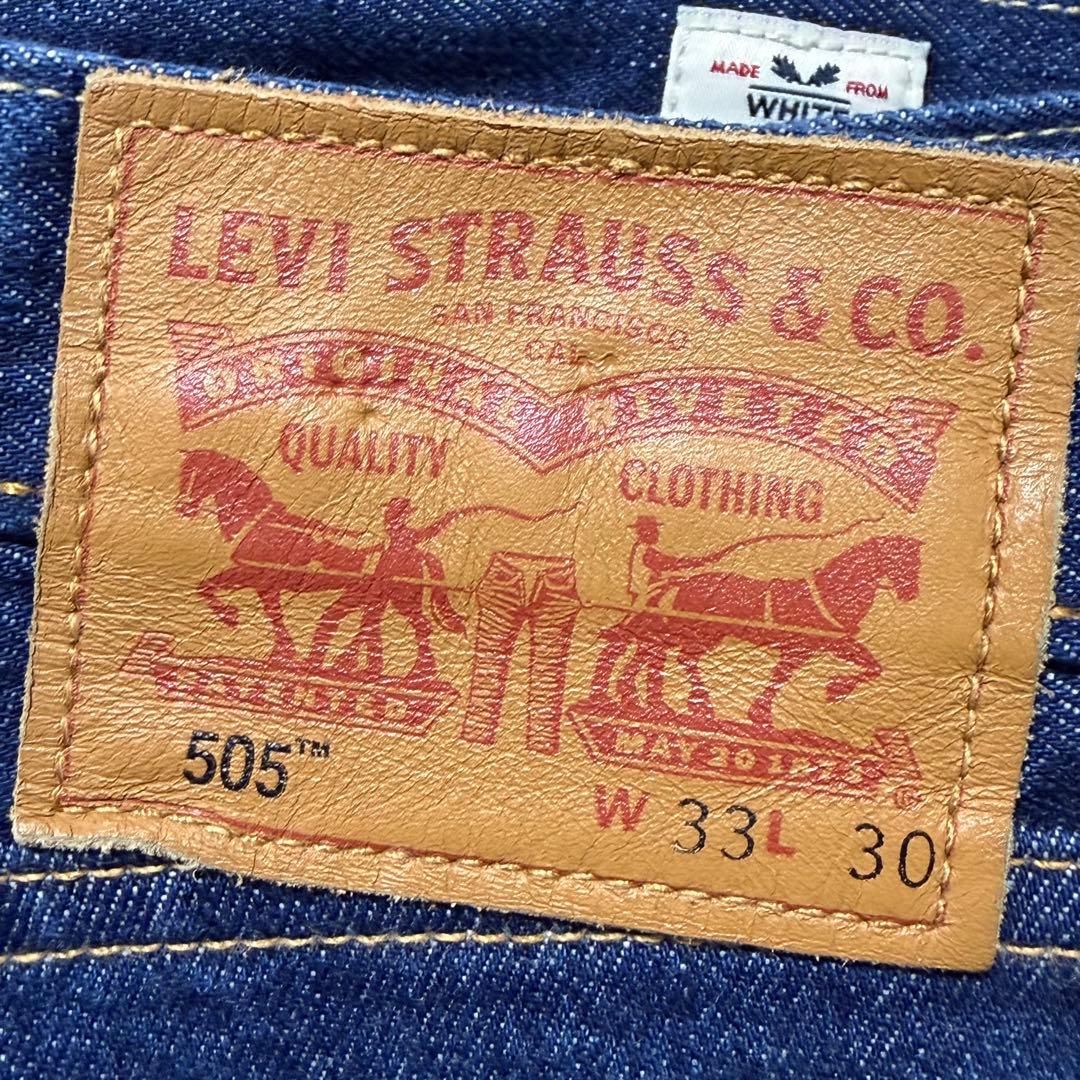 Levi's 505 White oak usa製 濃紺 W33 L30