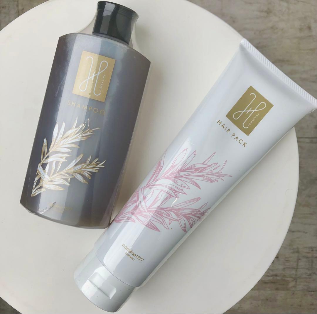 新品未使用 キャロリーヌ ヘマチナシャンプー310ml&ヘアパック250ml