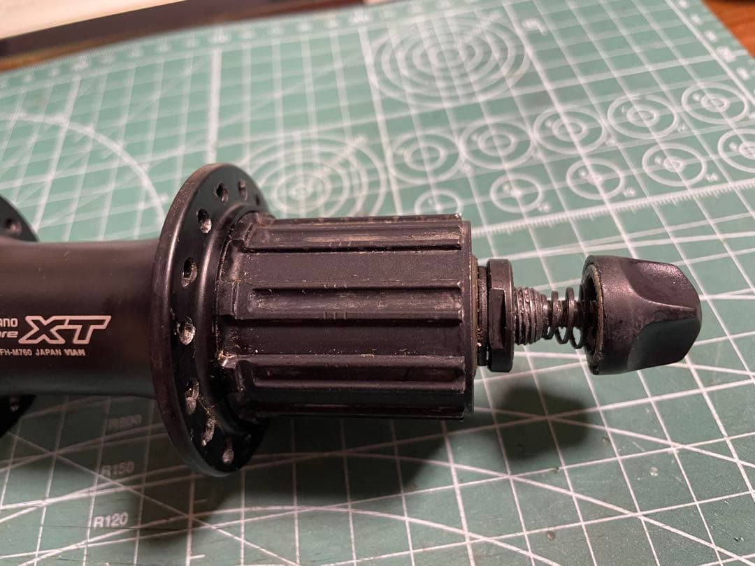 Shimano XT リアハブ ブラック クイックリリース　前後セット