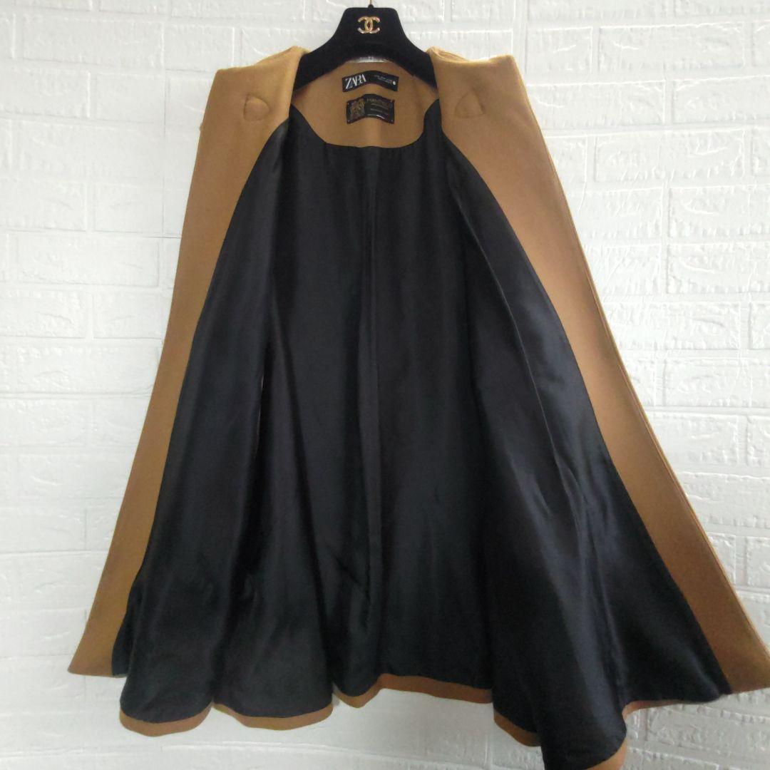 専用✨ZARA ザラ　ケープコート　ポンチョ　毛　ウール　MANTECO