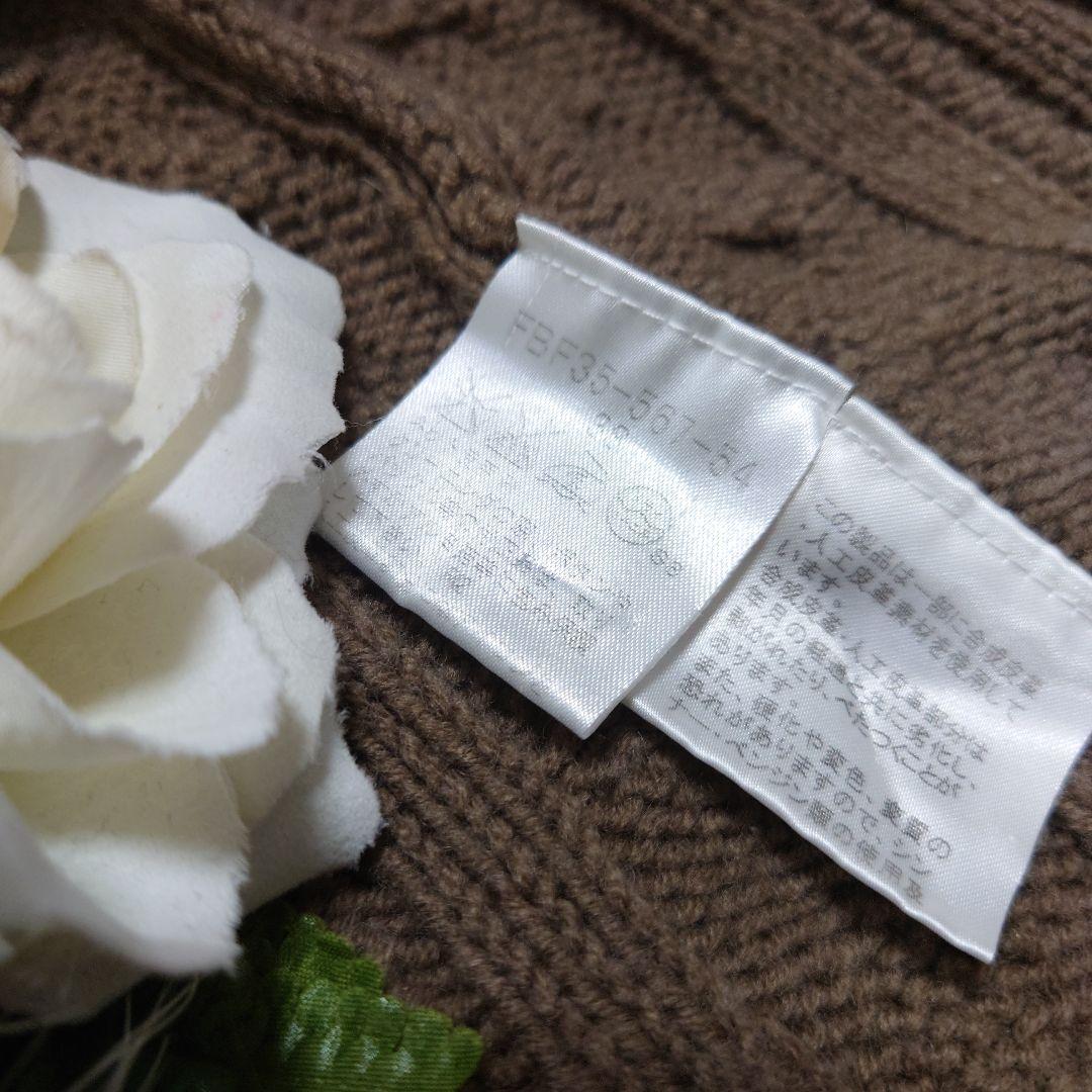 ✨BURBERRYBLUELABEL✨ニット✨ポンチョ✨フード付き✨３８