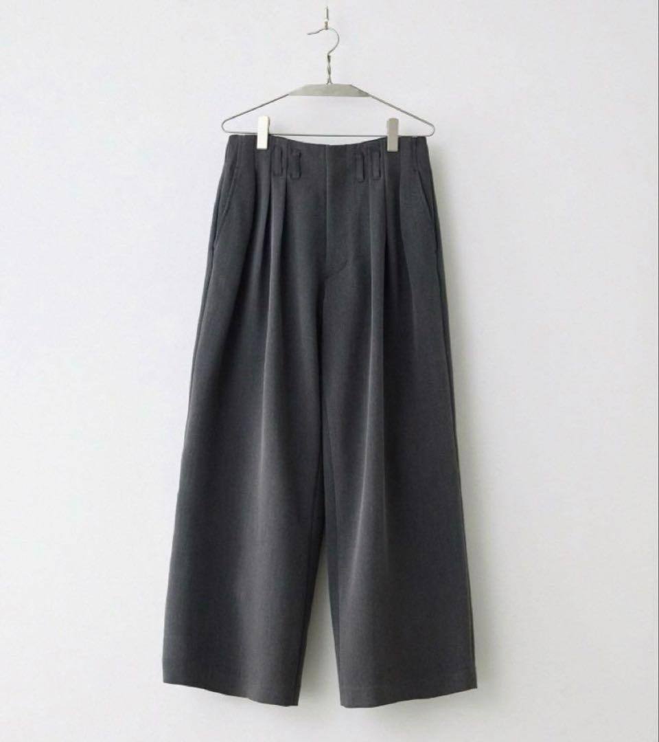スーツ SLIGHT FLARE DOUBLE CLOTH BAGGY SLACKS