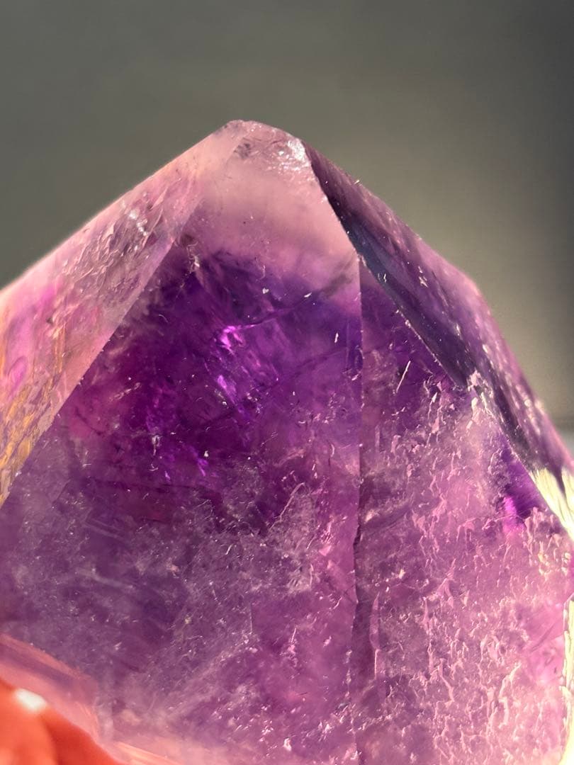 ブラジル産アメジスト　423g 大粒　天然石