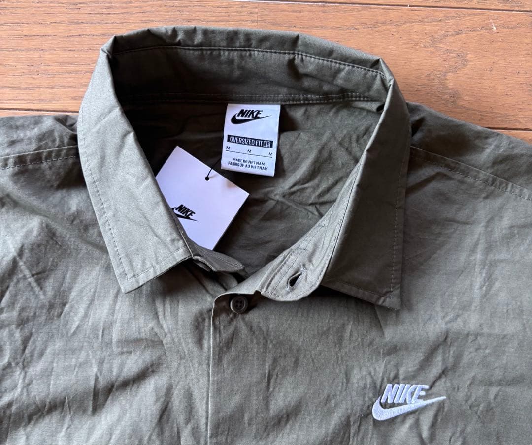 NIKE　ナイキ　ボタンシャツ　半袖シャツ　ショートスリーブ　ナイキクラブ