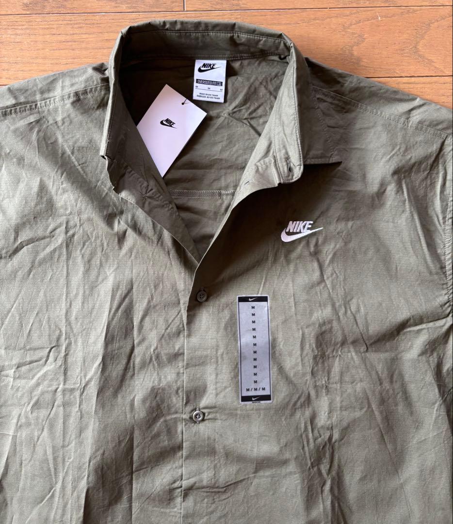 NIKE　ナイキ　ボタンシャツ　半袖シャツ　ショートスリーブ　ナイキクラブ