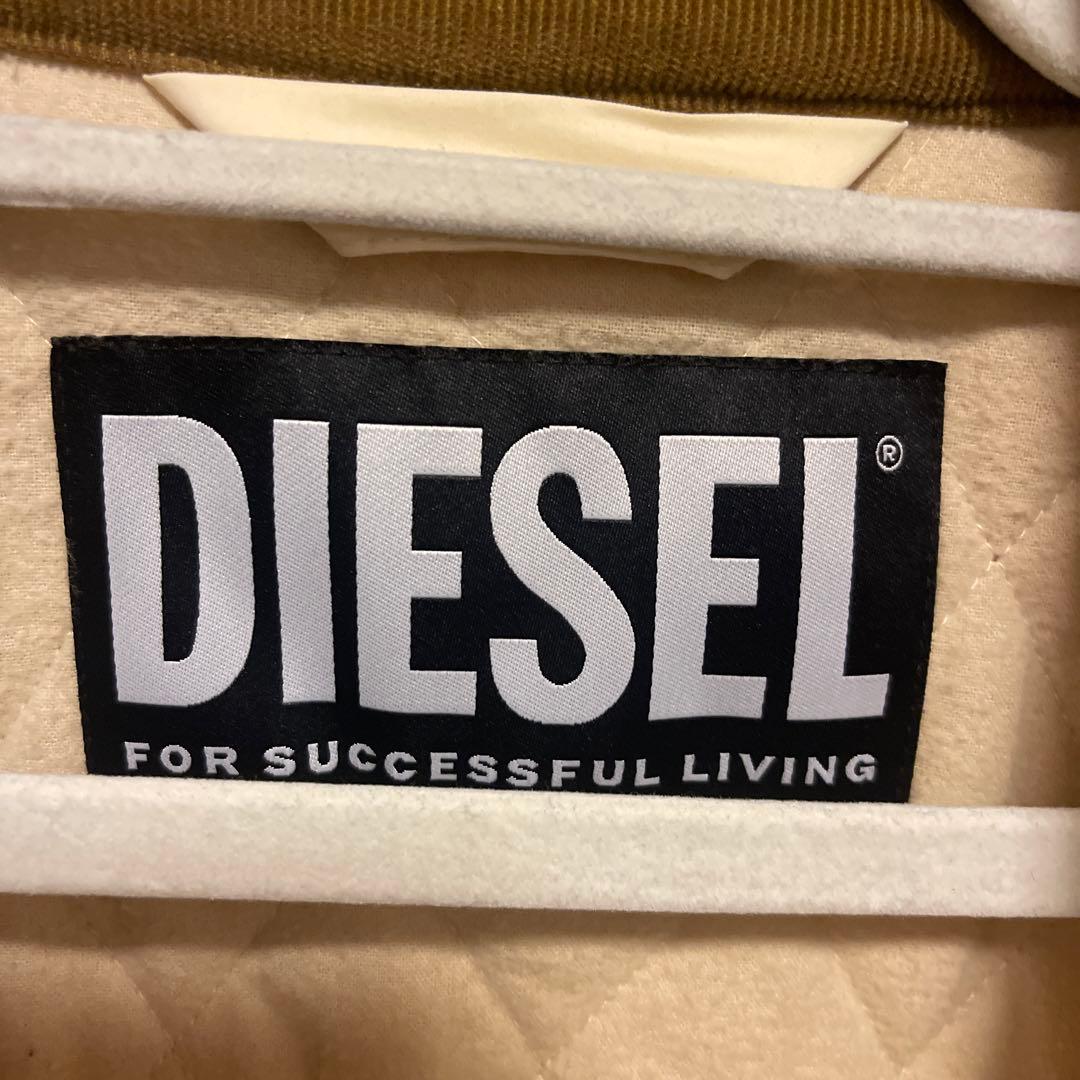 DIESEL アイボリーキルティングジャケット
