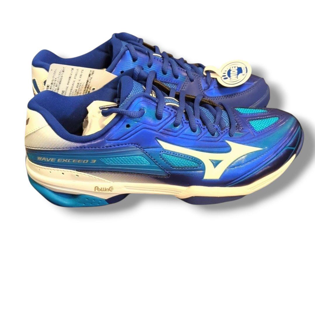新品 MIZUNO ウエーブエクシード 3 WAVE EXCEED ブルー