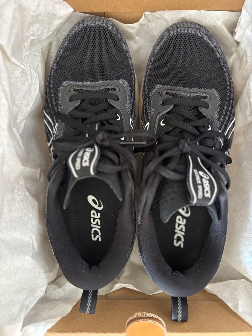asics Evoride speed ランニングシューズ　 24 ブラック