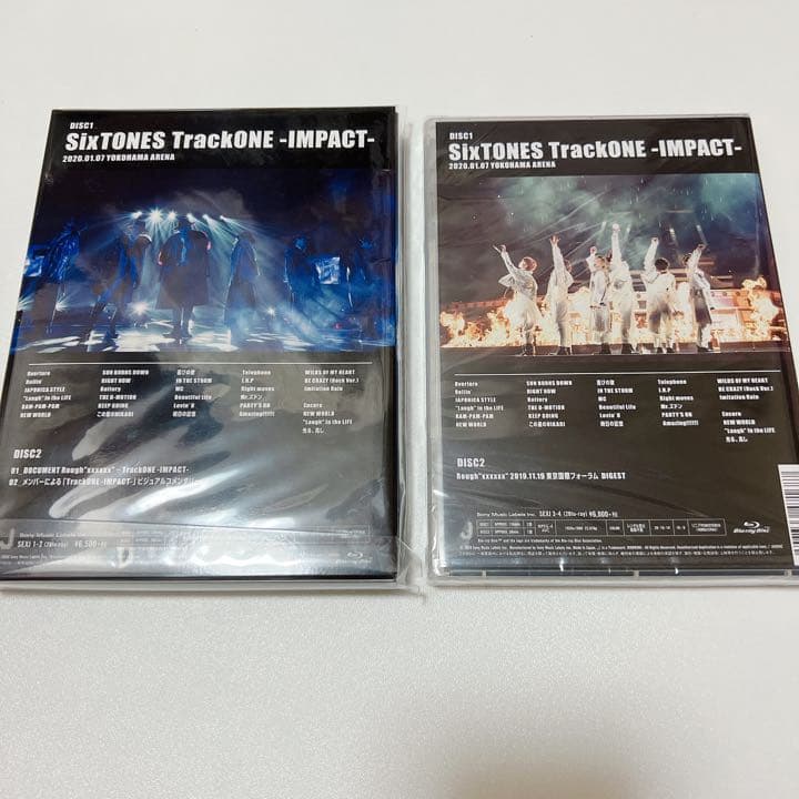 SixTONES TONE IMPACT 初回限定盤 通常盤 Blu-ray
