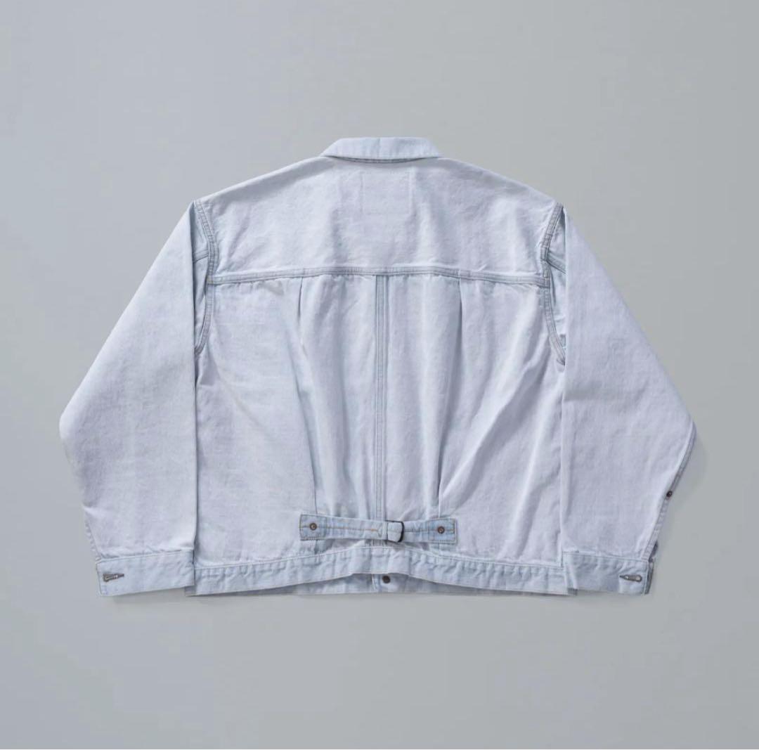 ジャケット・アウター New Manual LV T-BACK DENIM JACKET BLEACH