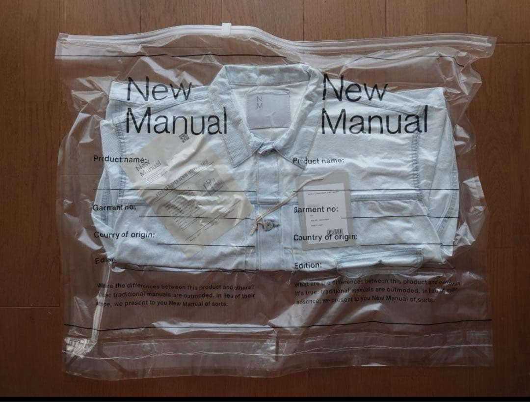 ジャケット・アウター New Manual LV T-BACK DENIM JACKET BLEACH