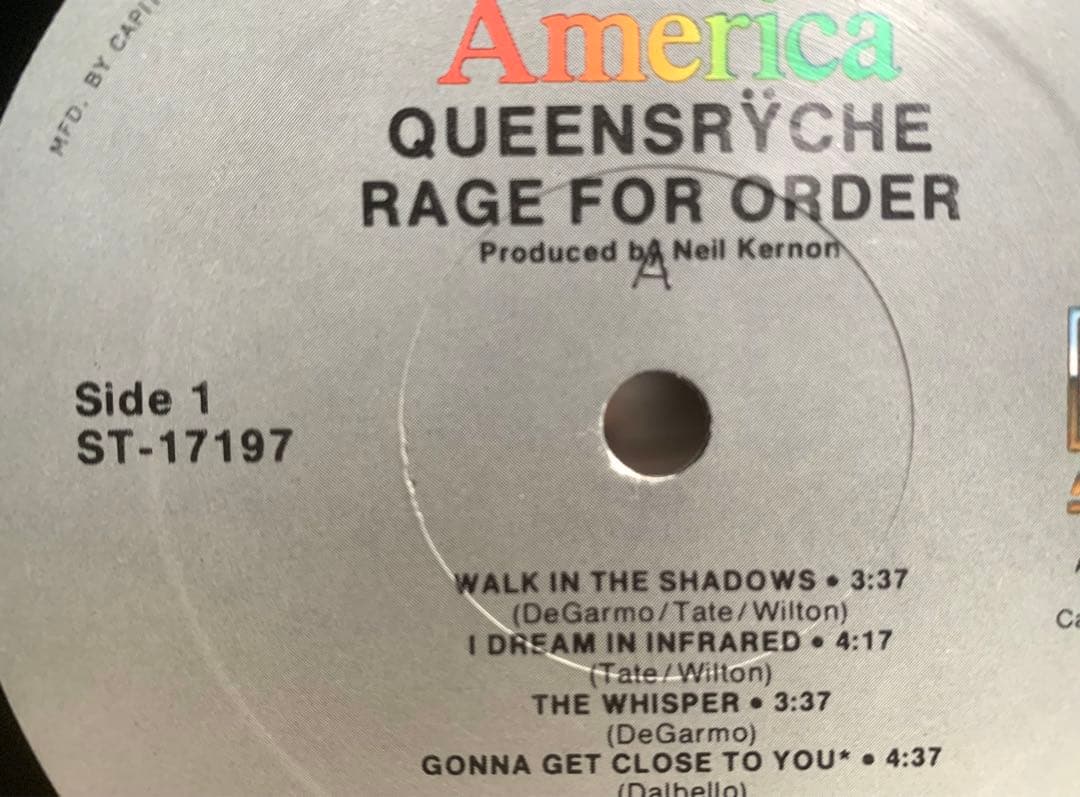 QUEENSRŸCHE - Rage for Order