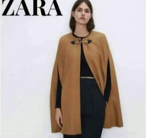 【こうちゃん】✨ZARA × MANTECO ポンチョ ケープコート