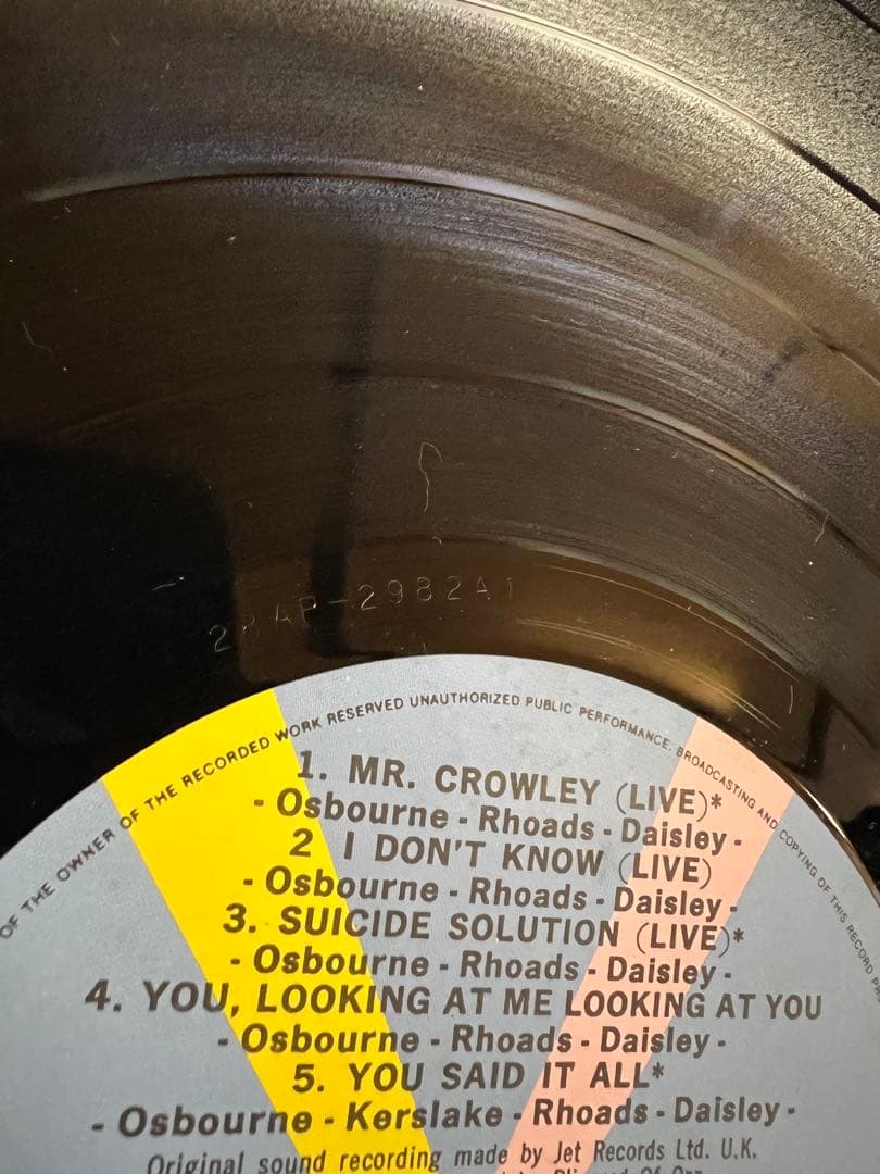 OZZY OSBOURNE The Other Side 帯　美盤 LP洋楽