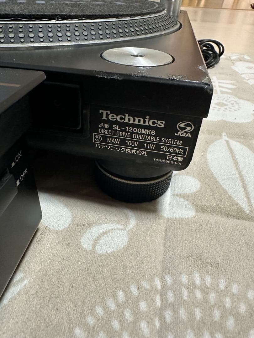 JJJTechnics SL-1200MK6 ターンテーブルミキサーセット