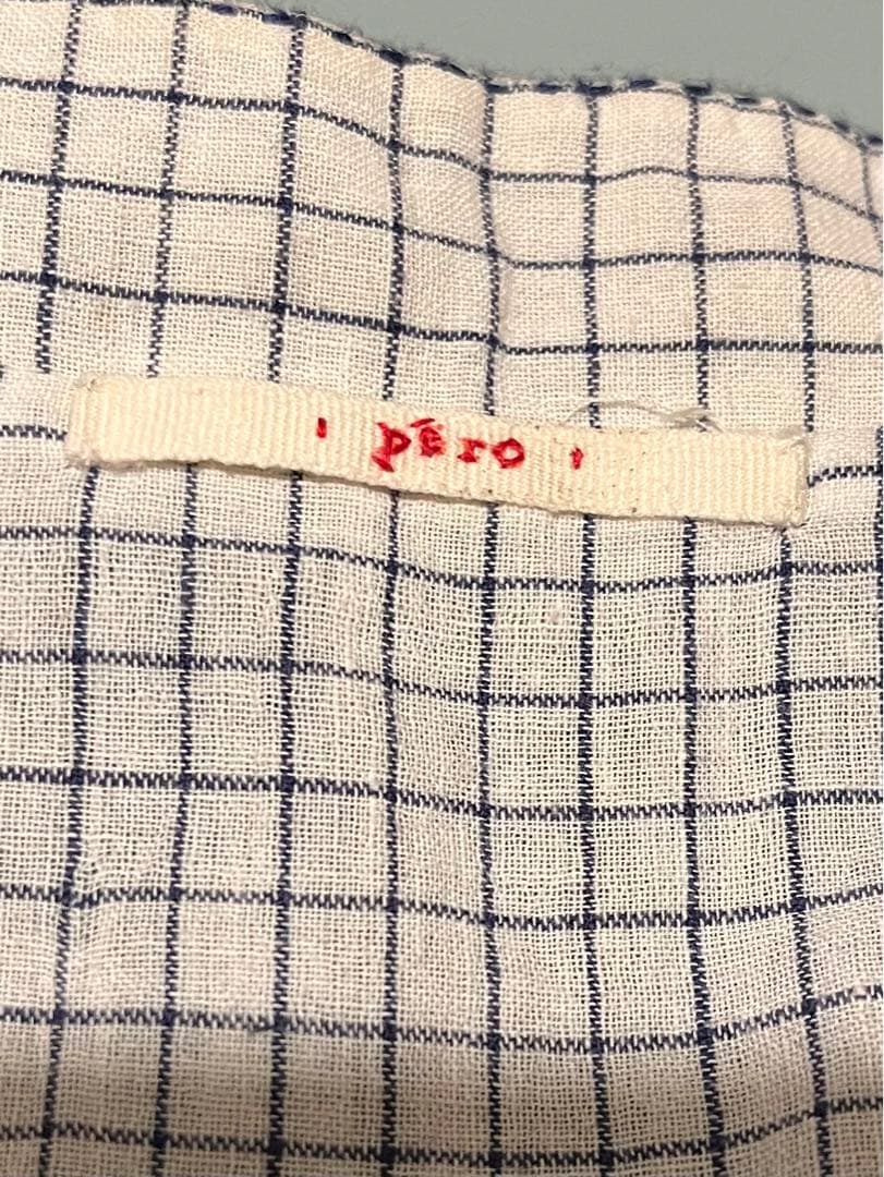 ⭕️ pero ペロ リバーシブル コットンベストM インド オールシーズン